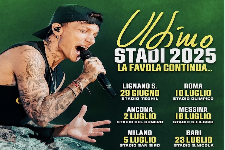 Ultimo in concerto a Messina il 18 luglio 2025, unica tappa in Sicilia Infomessina